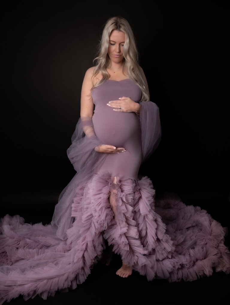 Zwangerschapsshoot met mooie jurk